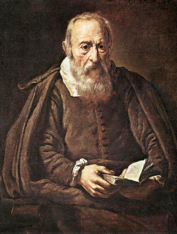 BASSETTI, Marcantonio Portrait of an Old Man with Book g oil painting image